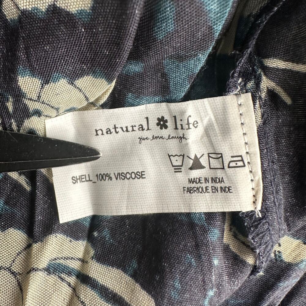 NATURAL LIFE Floral Maxi Dress - Black and Cream - Picture 7 of 11